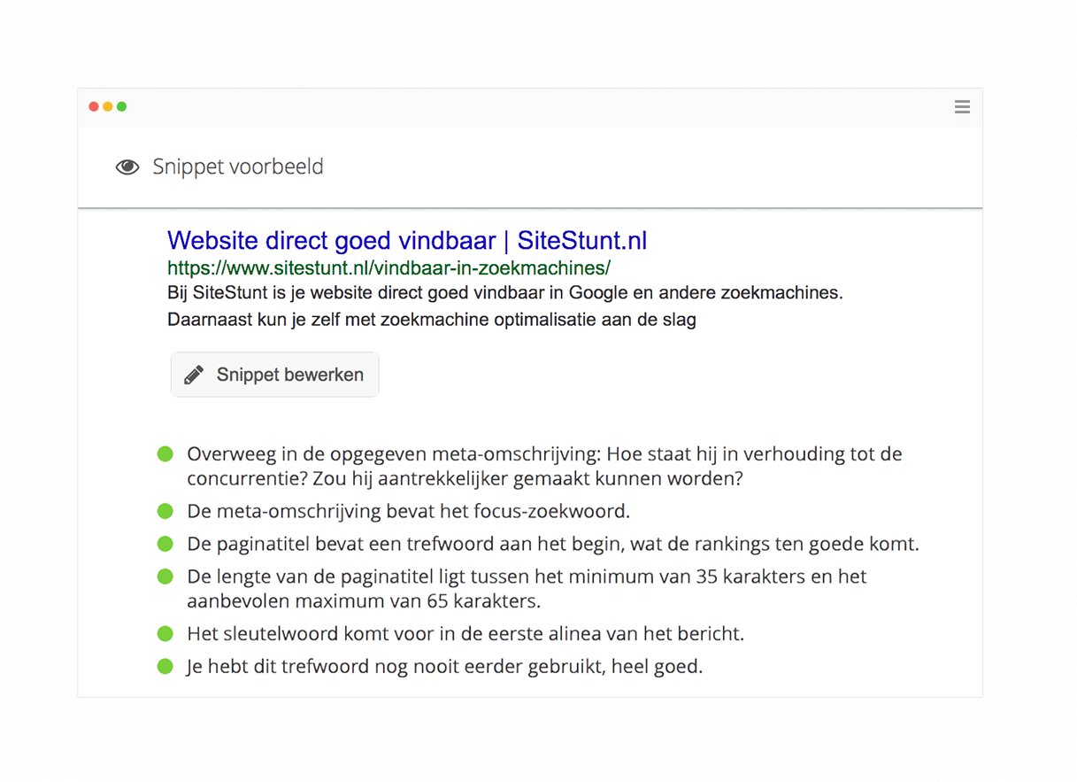 Bovenaan in Google